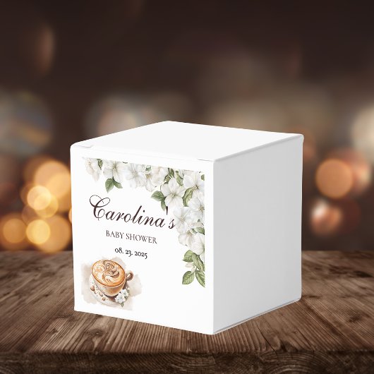 Rustic Baby ist das Brechen der Coffee Baby Dusche Geschenkschachtel