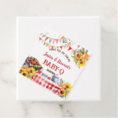 Rustic BABY-Q Barbecue Picnic Sonnenblume Vielen D Geschenkanhänger (Beispiel)