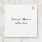 Rustic Baby Showroom Night Sky Mobile Geschenkanhänger (Rückseite)