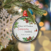 Rustic Baby's 1. Weihnachtsfeier & Pine