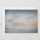 Rustic Baby's Atem Mason Jar Brautparty Einladung (Rückseite)