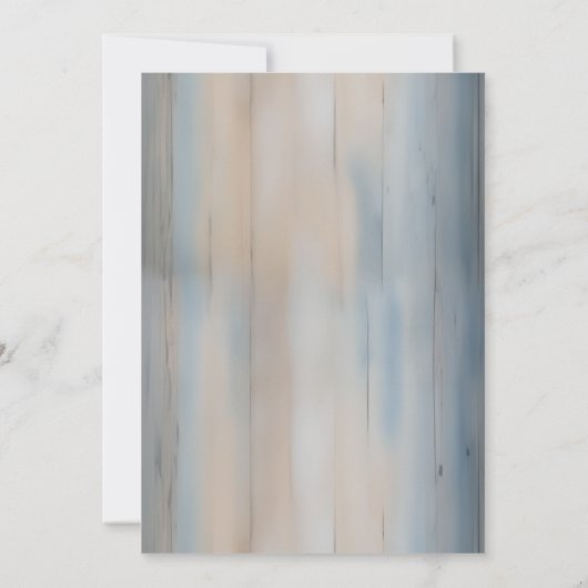 Rustic Baby's Breath Mason Jar Wedding Einladung (Rückseite)