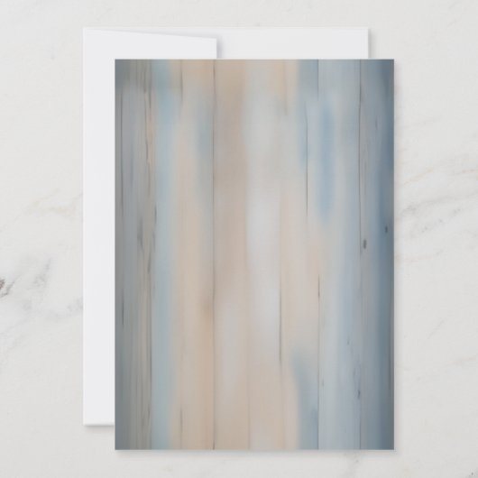 Rustic Baby's Breath Mason Jar Wedding Einladung (Rückseite)