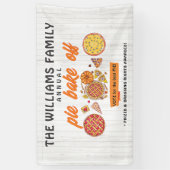 Rustic Bake Off Family Pumpkin Pie Competition Banner (Vertikal)