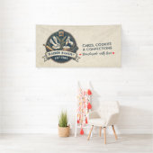 Rustic Bakery Store Pastry Dessert Sweet Cake Shop Banner (Insitu)