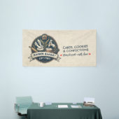 Rustic Bakery Store Pastry Dessert Sweet Cake Shop Banner (Messeveranstaltung)