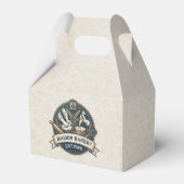 Rustic Bakery Store Pastry Dessert Sweet Cake Shop Geschenkschachtel (Rückseite)