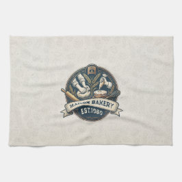 Rustic Bakery Store Pastry Dessert Sweet Cake Shop Geschirrtuch