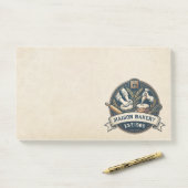 Rustic Bakery Store Pastry Dessert Sweet Cake Shop Post-it Klebezettel (Auf Schreibtisch)