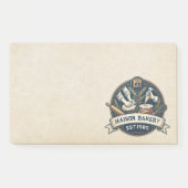 Rustic Bakery Store Pastry Dessert Sweet Cake Shop Post-it Klebezettel (Vorderseite)