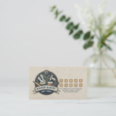 Rustic Bakery Store Pastry Dessert Sweet Cake Shop Treuekarte (Stehend Vorderseite)