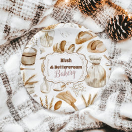 Rustic Baking Business Pappteller