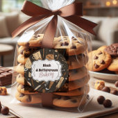 Rustic Baking Business Runder Aufkleber