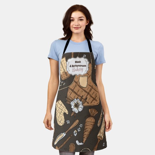 Rustic Baking Business Schürze (Getragen)