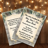 Rustic Barn Bash New Year’s Eve Party Einladung