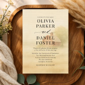 Rustic Barn Farmhouse Watercolor Wedding  Einladung