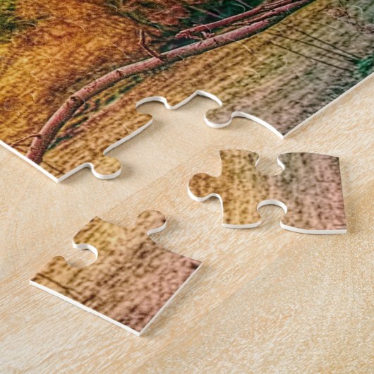 Rustic Barn Ohio.Christmas Grüße Puzzle (Seite)