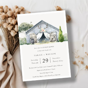 Rustic Barnyard Farm Thema Paare Dusche einladen Dankeskarte