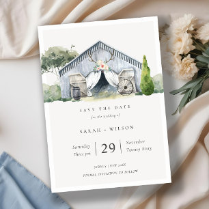 Rustic Barnyard Farm Thema Save the Date einladen Dankeskarte