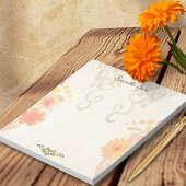 Rustic Baroque Floral Mexican Sacred Heart Notizblock