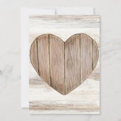 Rustic BBQ Graduation Party Invitation Einladung (Rückseite)