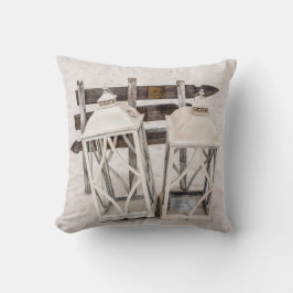 Rustic Beach House Lanterns on Sand Kissen