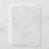 Rustic Beach Lace and Pearl Einladung (Rückseite)