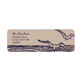 Rustic Beach Wedding-Rücksendeadresse