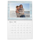 Rustic Beach Wood Family Fotos 2024 Kalender (Feb 2026)