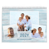 Rustic Beach Wood Family Fotos 2024 Kalender (Titelbild)