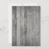 Rustic Beach Wood Nautical Graduation Party Einladung (Rückseite)