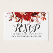 Rustic Beauty Wedding Website UAWG Insert Cards (Vorderseite)