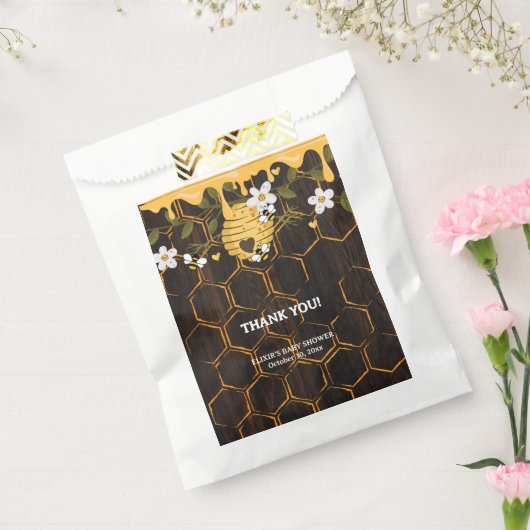 Rustic Beehive Honeybees Baby Dusche Geschenktütchen (Versiegelt)