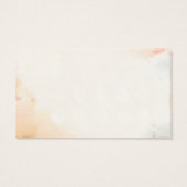 Rustic beige watercolor bakery gift certificate  (Rückseite)