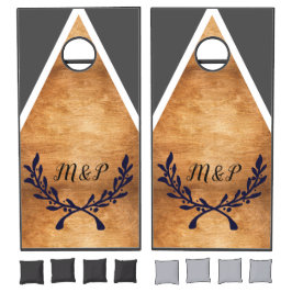 Rustic Berry Bough Wedding Monogram Custom