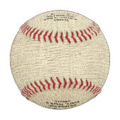 Rustic Best Dad Ever Vater-Tag Baseball (Vorderseite)