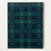 Rustic Blackwatch Script Hochzeit Tartan Planer (Rückseite)