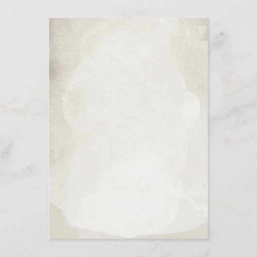 Rustic Bloom Hochzeit im Herbst Information Guest Begleitkarte (Rückseite)