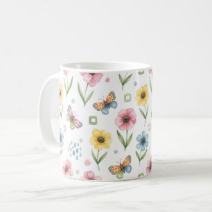 Rustic Bloom Symphony Kaffeetasse