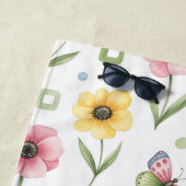 Rustic Bloom Symphony Strandtuch (Beispiel)