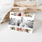 Rustic Bloom Wedding Foto Vielen Dank Dankeskarte