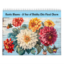 Rustic Blooms – A Year of Shabby Chic Floral Charm