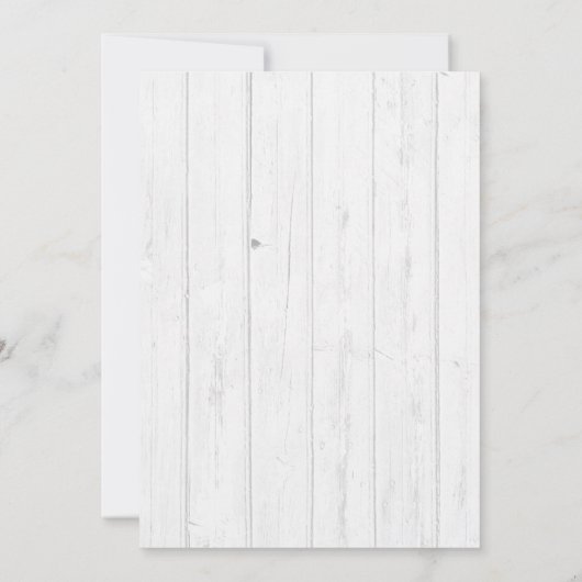 Rustic Blue Fishing Design Baby Shower Boy Einladung (Rückseite)