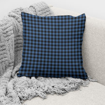 Rustic Blue Gingham Karos Pattern
