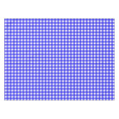 Rustic Blue Gingham Karos Pattern Tablecloth Tischdecke (Vorderseite (Horizontal))