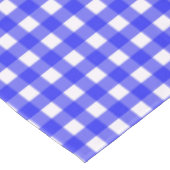 Rustic Blue Gingham Karos Pattern Tablecloth Tischdecke (Schrägansicht)