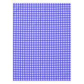 Rustic Blue Gingham Karos Pattern Tablecloth Tischdecke (Vorderseite)