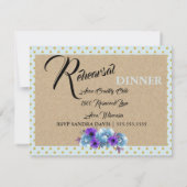 Rustic Blue Hütte Rose Wedding Suite Probe (Rückseite)