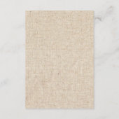 Rustic Blue Hydrangea Lace & Burlap Empfang Begleitkarte (Rückseite)