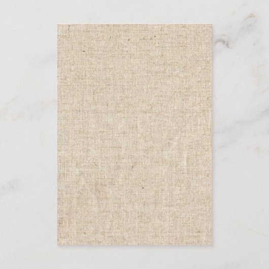 Rustic Blue Hydrangea Lace & Burlap Empfang Begleitkarte (Rückseite)